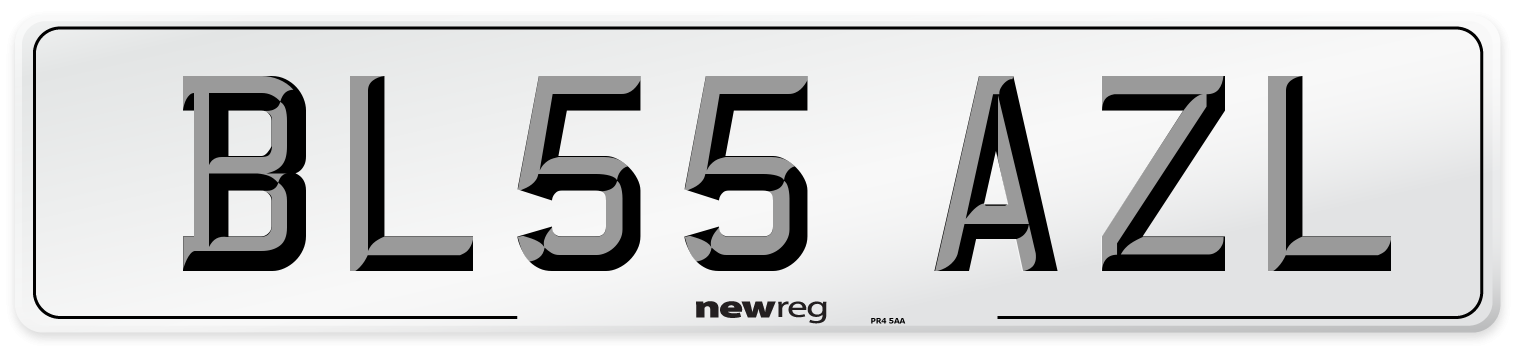 BL55 AZL Number Plate from New Reg